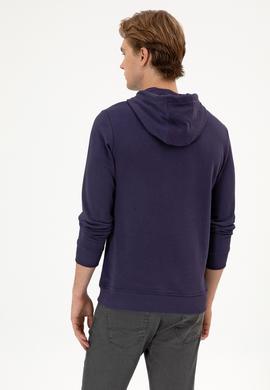 Erkek Mürdüm Basic Sweatshirt - 50313720146