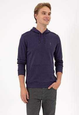 Erkek Mürdüm Basic Sweatshirt - 50313720146