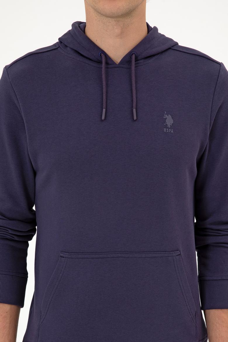 Erkek Mürdüm Basic Sweatshirt - 50313720146