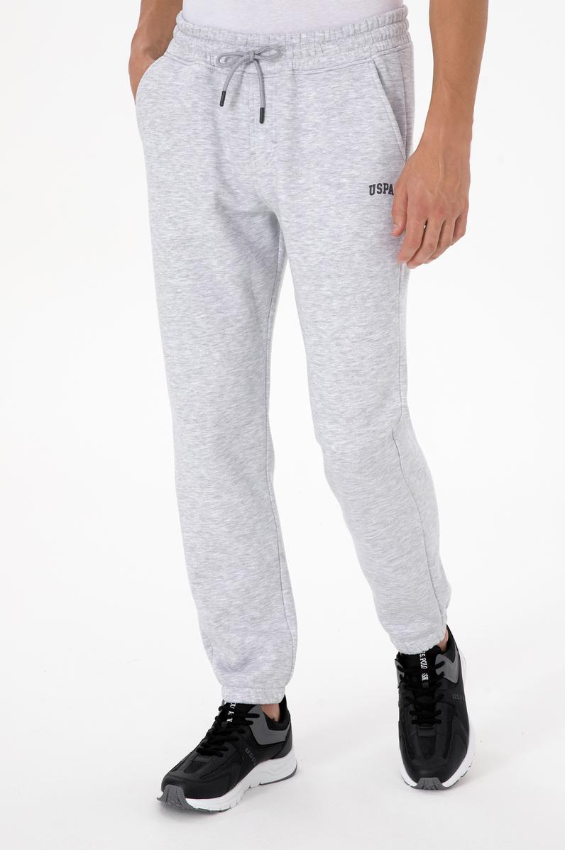 Erkek Açık Gri Şardonlu Eşofman Altı