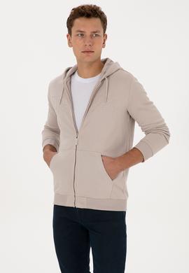 Erkek Taş Örme Hırka - 50313719041