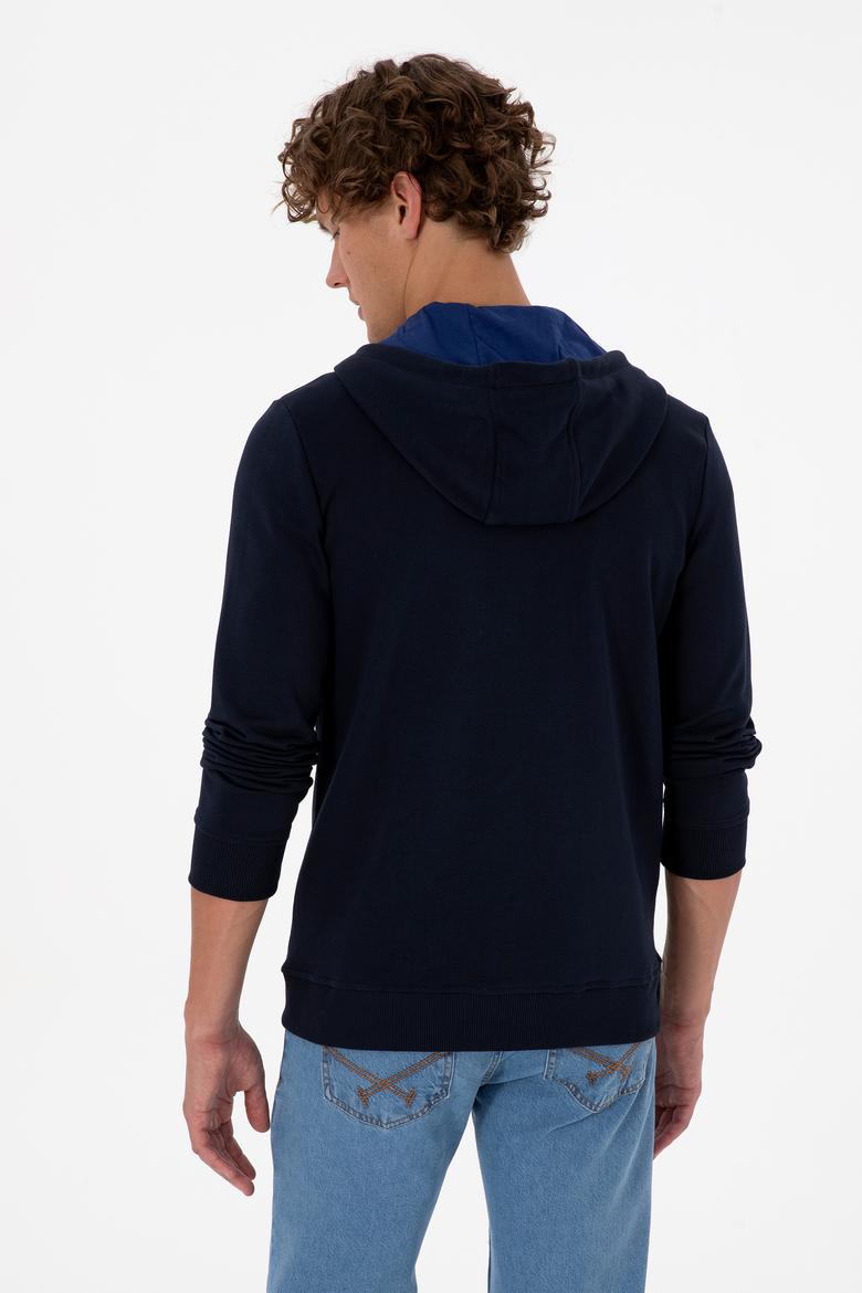 Erkek Lacivert Örme Hırka - 50313719011