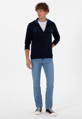 Erkek Lacivert Örme Hırka - 50313719011