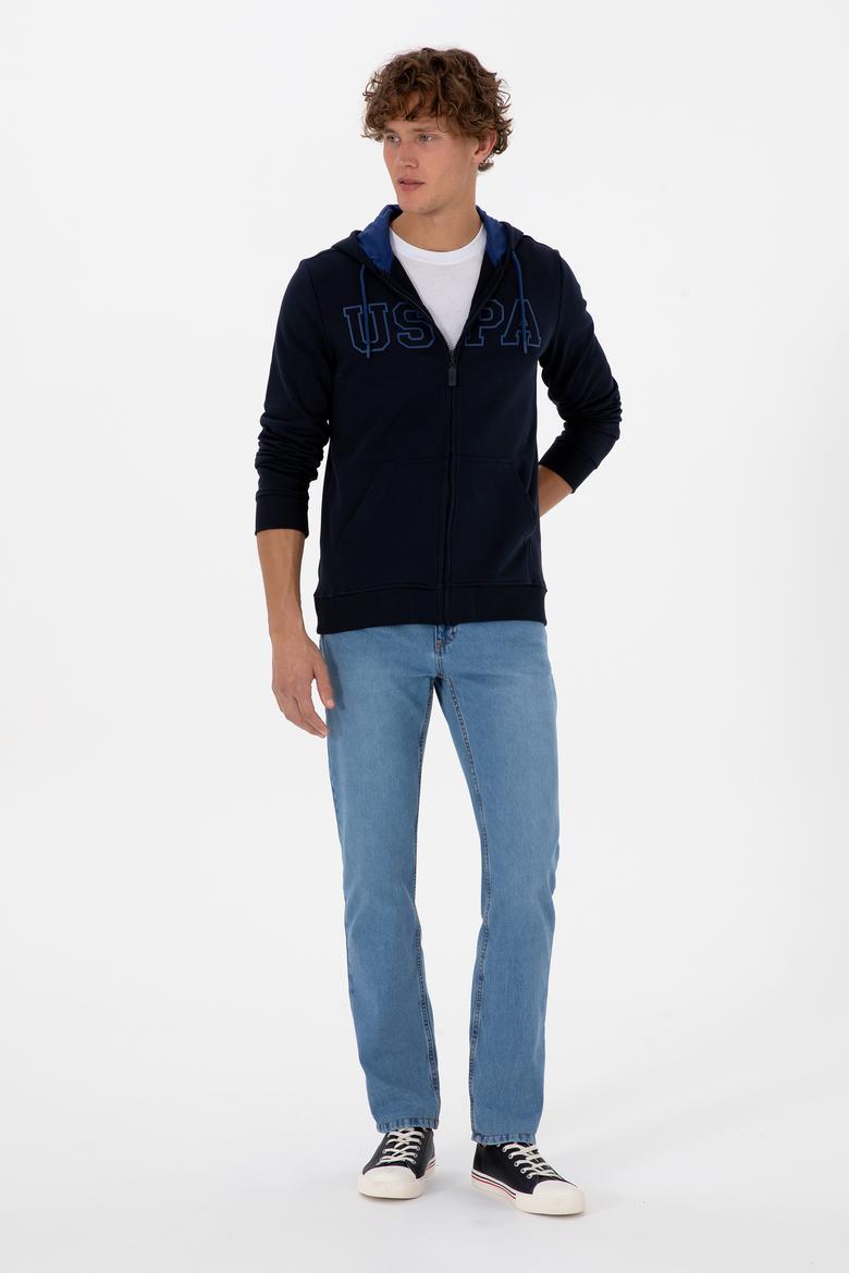 Erkek Lacivert Örme Hırka - 50313719011