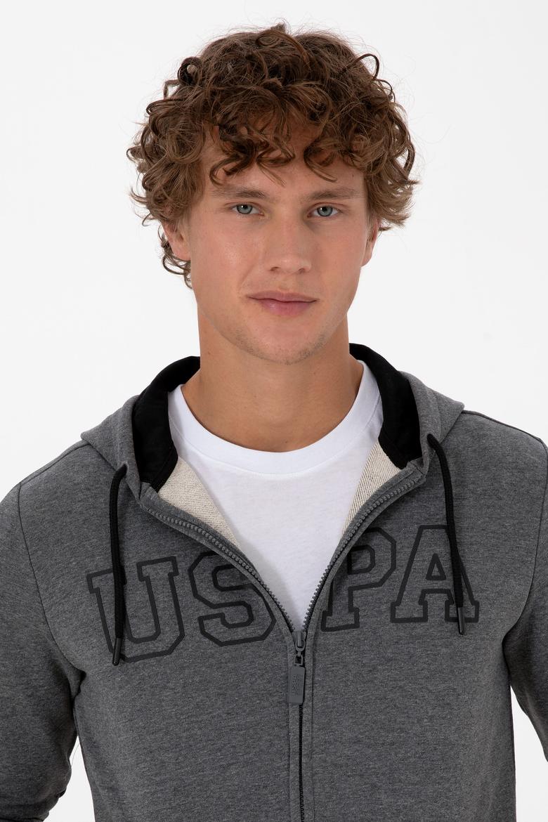 Erkek Antrasit Melanj Örme Hırka - 50313719001