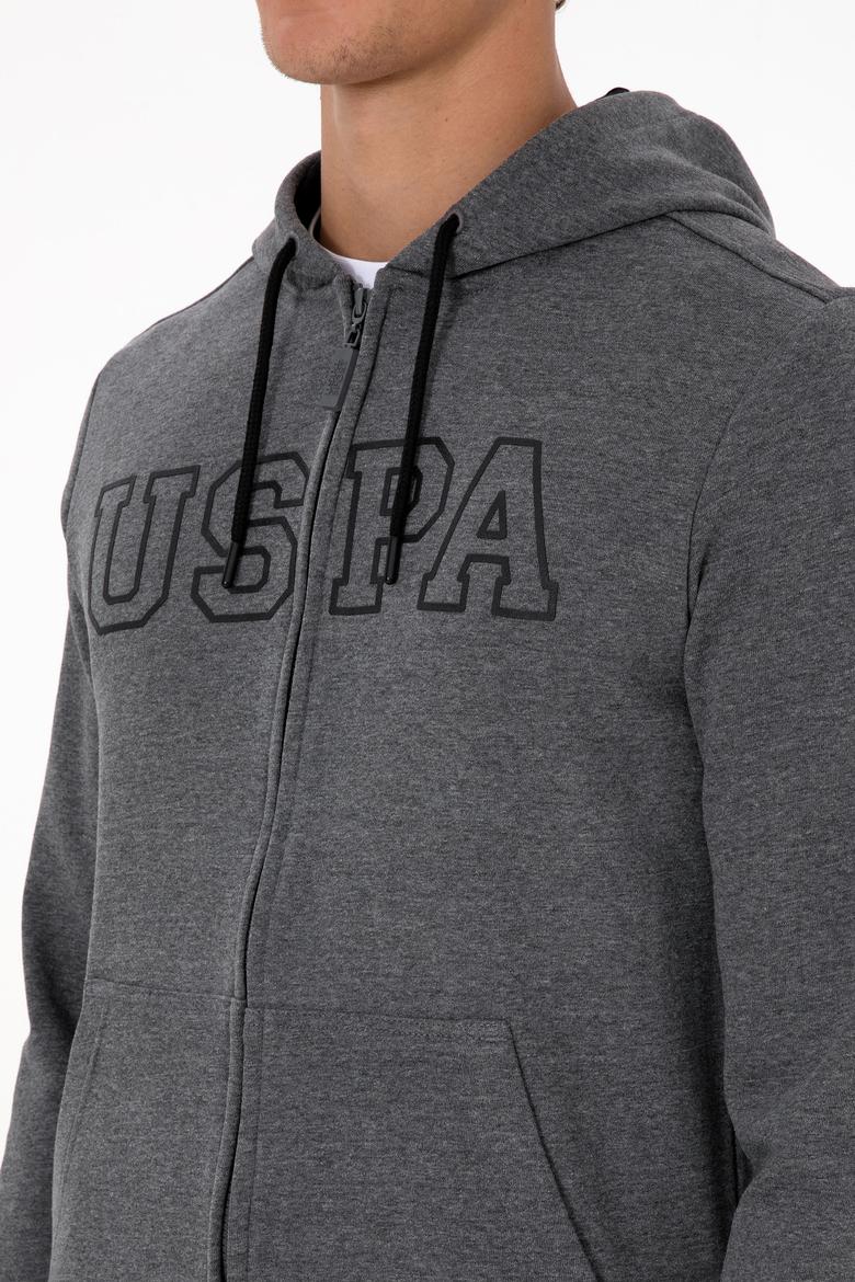 Erkek Antrasit Melanj Örme Hırka - 50313719001