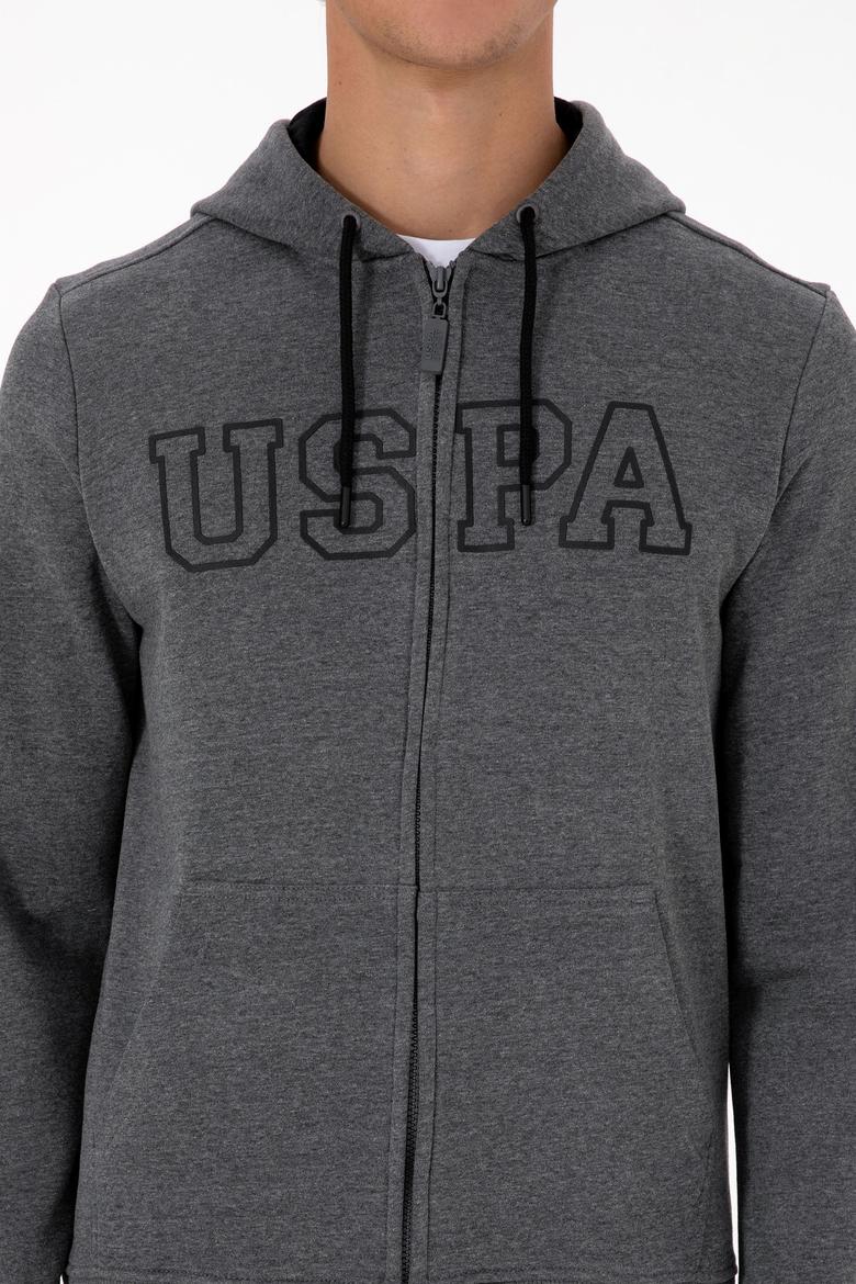 Erkek Antrasit Melanj Örme Hırka - 50313719001