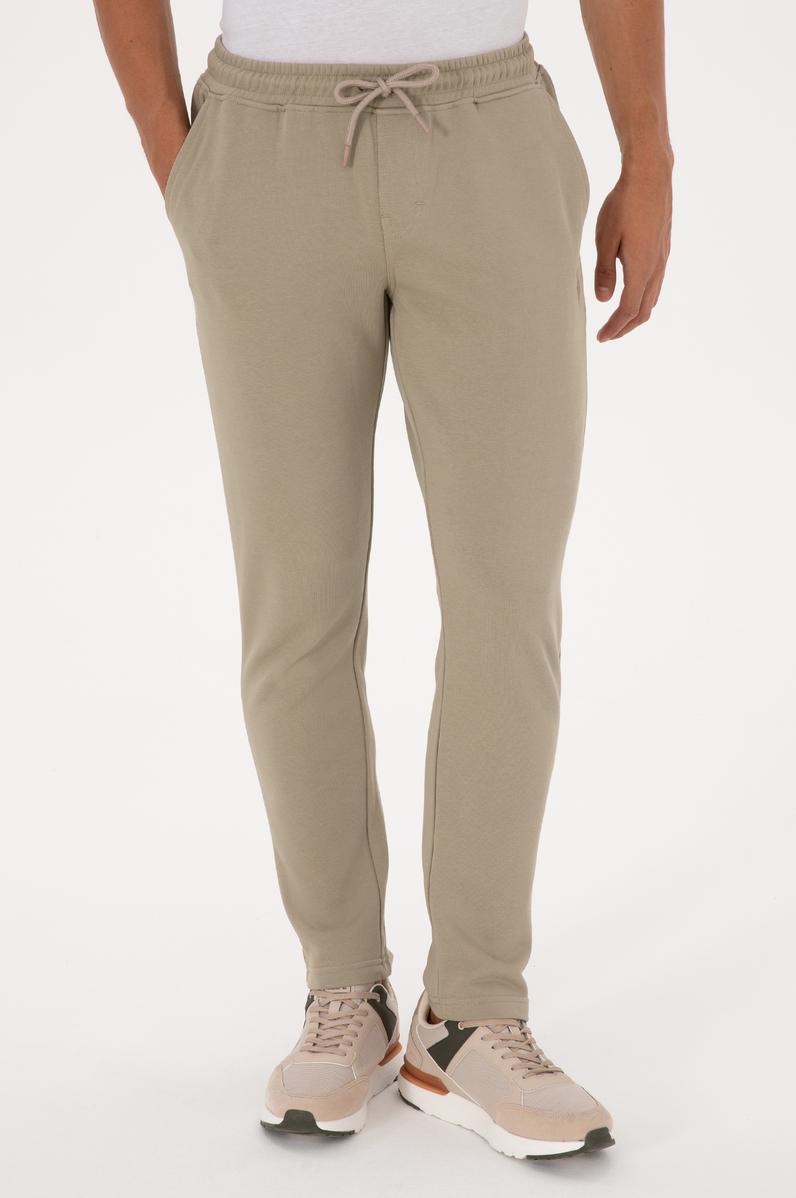 Erkek Açık Haki Eşofman Altı