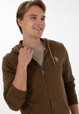 Erkek Haki Örme Hırka - 50313748107