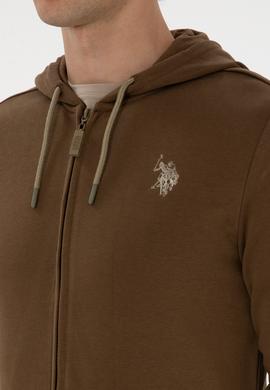 Erkek Haki Örme Hırka - 50313748107