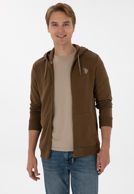 Erkek Haki Örme Hırka - 50313748107