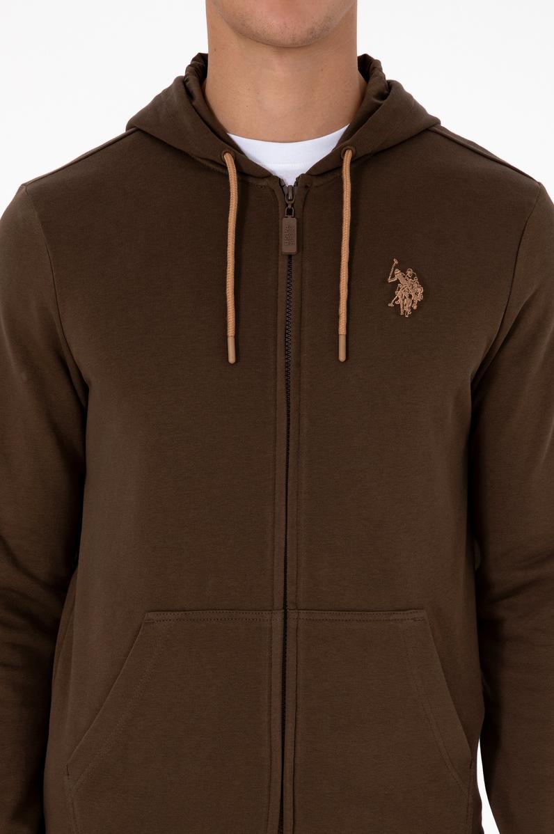 Erkek Kahverengi Örme Hırka