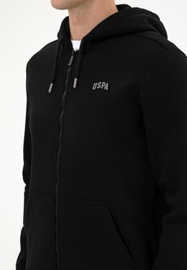 Erkek Regular Fit Siyah Şardonlu Örme Hırka - 50313755026