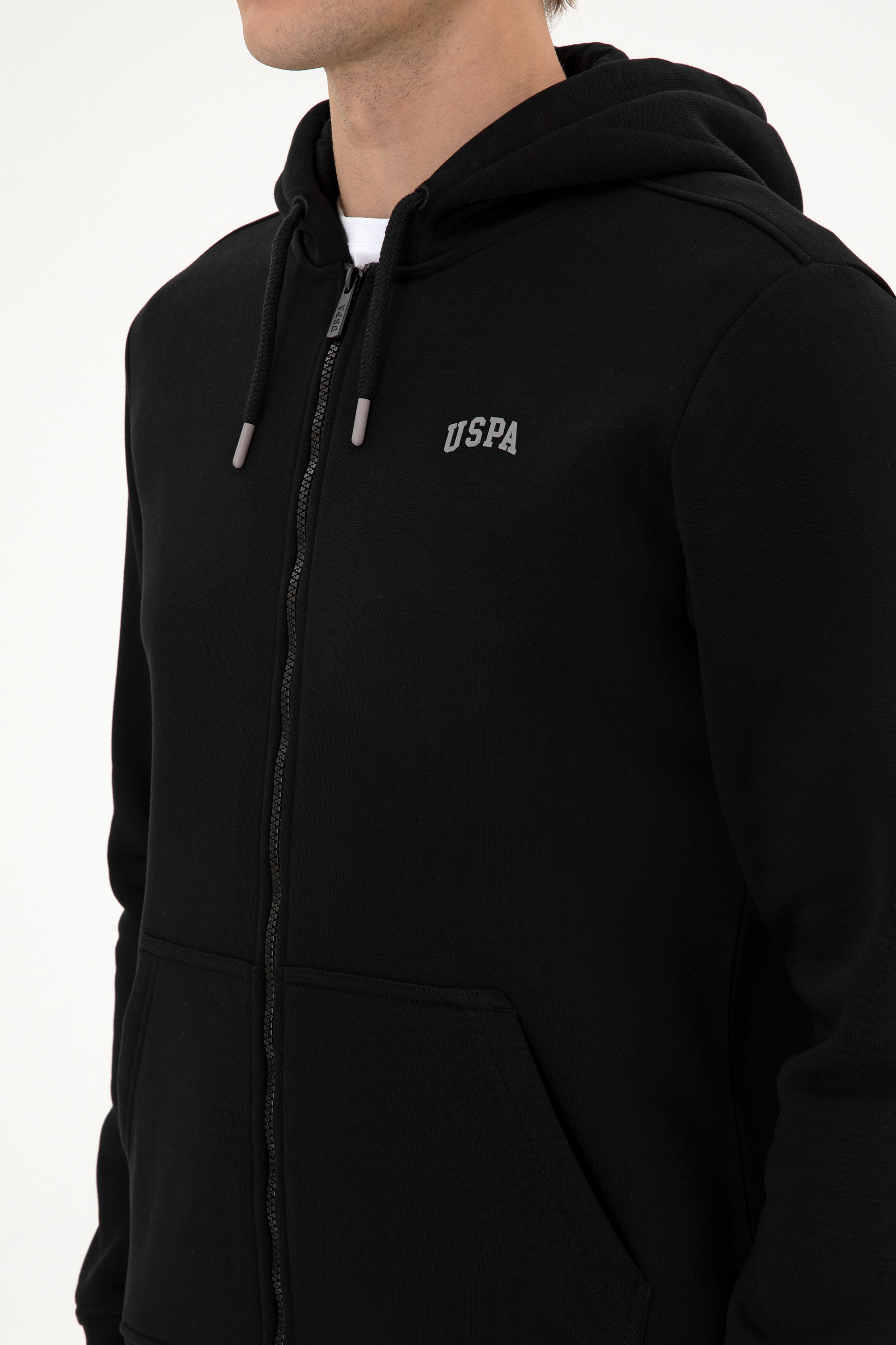 Erkek Regular Fit Siyah Şardonlu Örme Hırka - Image 7