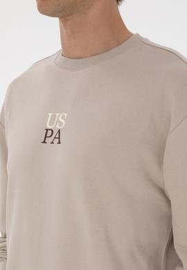 Erkek Comfort Fit Bisiklet Yaka Taş Basic Sweatshirt - 50313760021