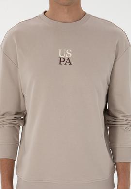 Erkek Comfort Fit Bisiklet Yaka Taş Basic Sweatshirt - 50313760021