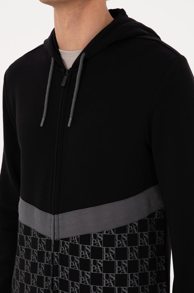 Erkek Siyah Örme Hırka