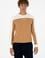 Erkek Regular Fit Bisiklet Yaka Camel Sweatshirt