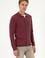 Erkek Bordo Basic Triko Hırka