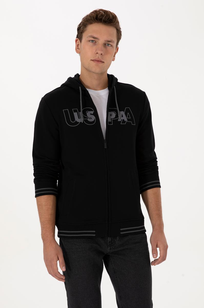 Erkek Siyah Örme Hırka