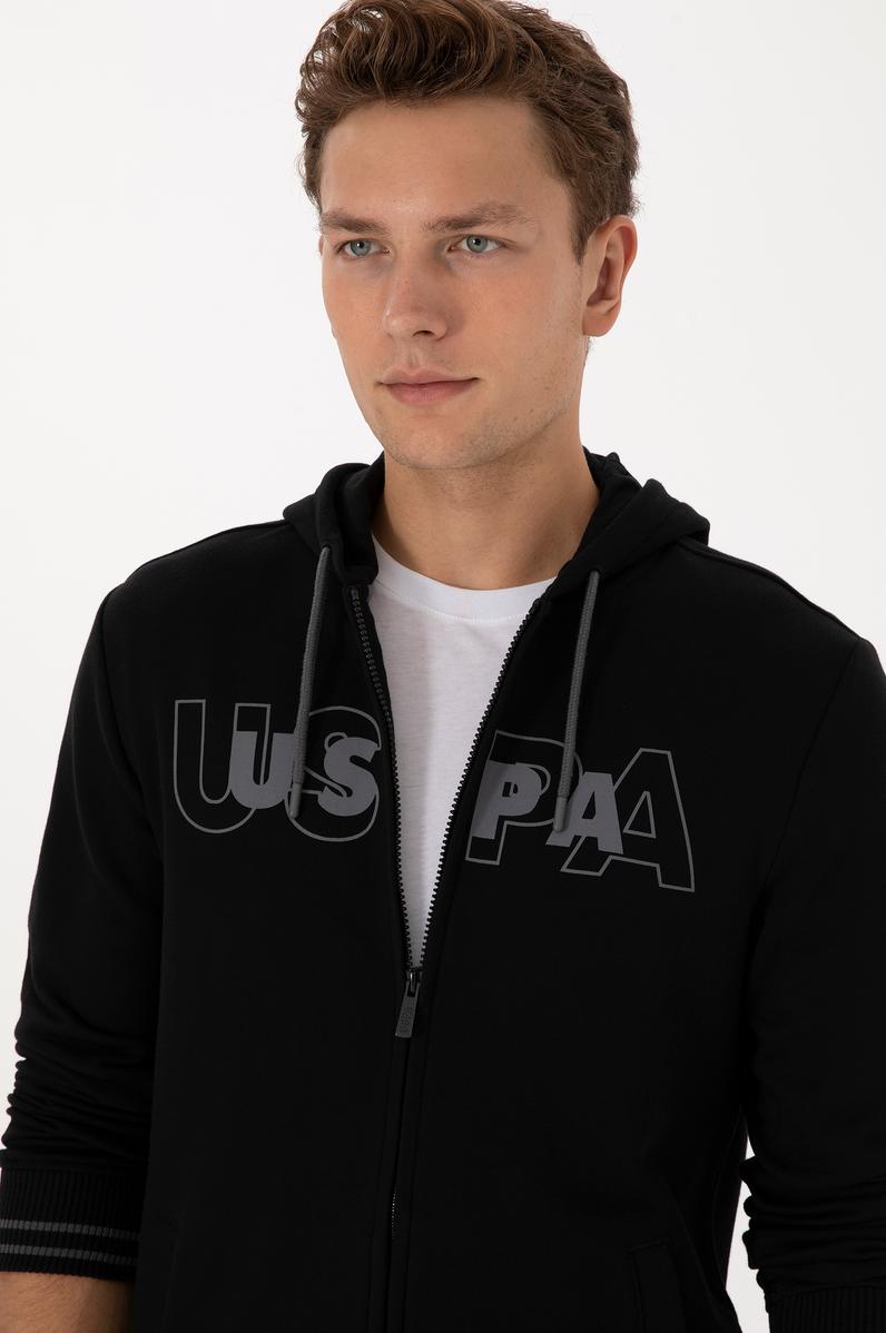 Erkek Siyah Örme Hırka