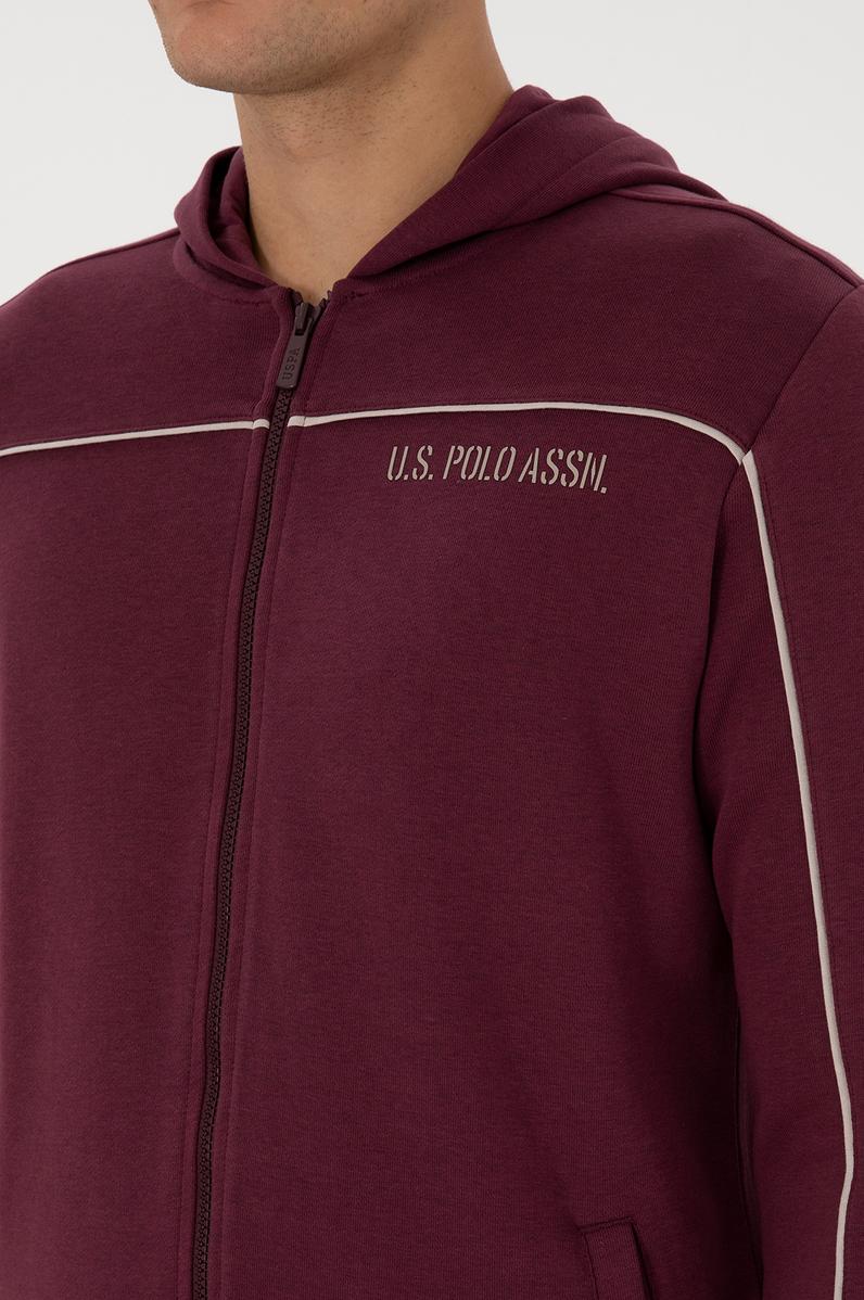 Erkek Bordo Örme Hırka