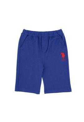 Erkek Bebek Mavi Örme Şort - 50266005165