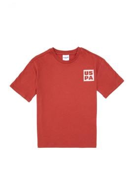 Erkek Çocuk Gül Kurusu Bisiklet Yaka Tişört - 50314961155