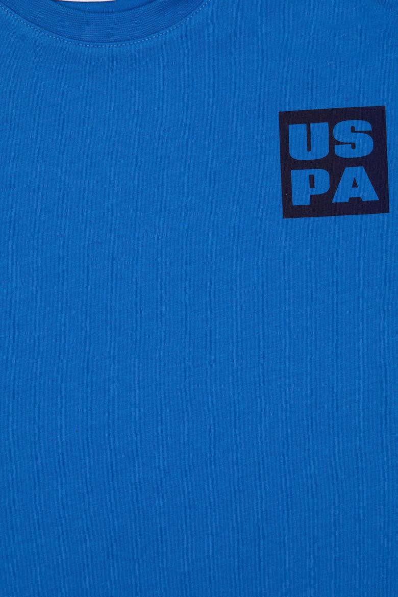 Erkek Çocuk Koyu Mavi Bisiklet Yaka Tişört - 50314961039