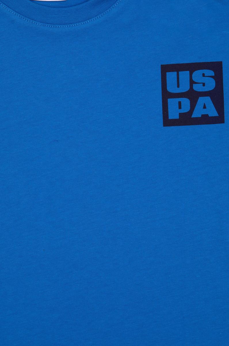 Erkek Çocuk Koyu Mavi Bisiklet Yaka Tişört