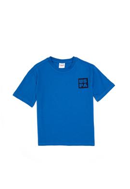 Erkek Çocuk Koyu Mavi Bisiklet Yaka Tişört - 50314961039