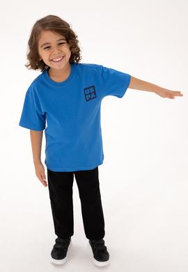 Erkek Çocuk Siyah Kanvas Pantolon - 50317183004