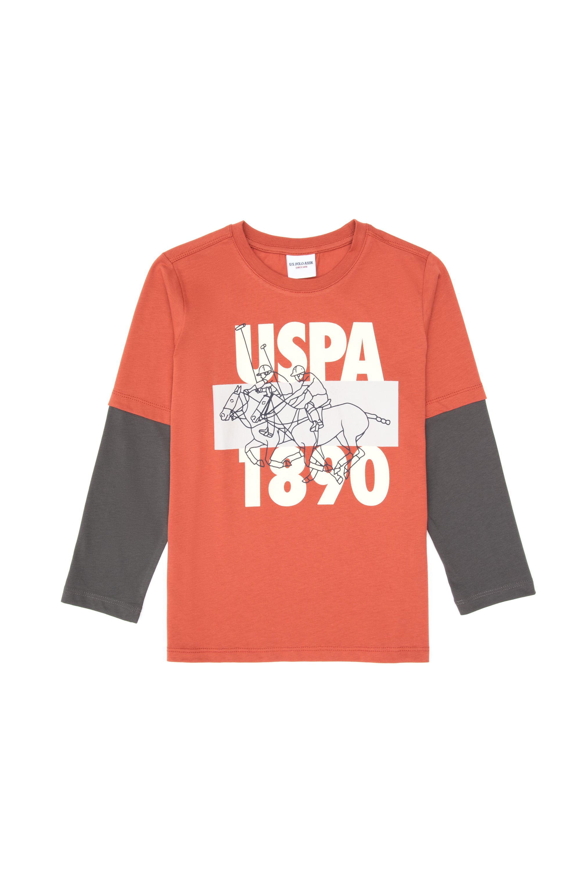 Erkek Çocuk Gül Kurusu Bisiklet Yaka Süprem Sweatshirt