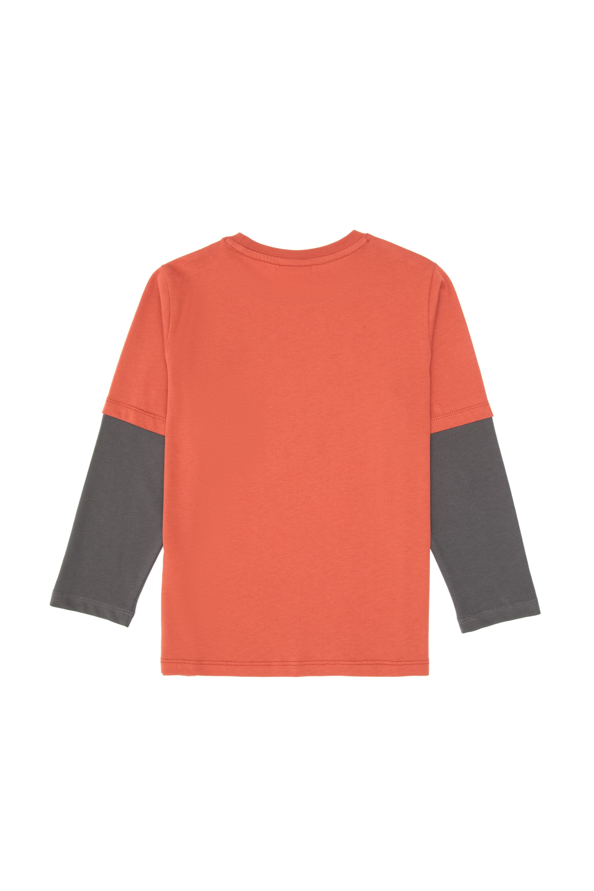Erkek Çocuk Gül Kurusu Bisiklet Yaka Süprem Sweatshirt