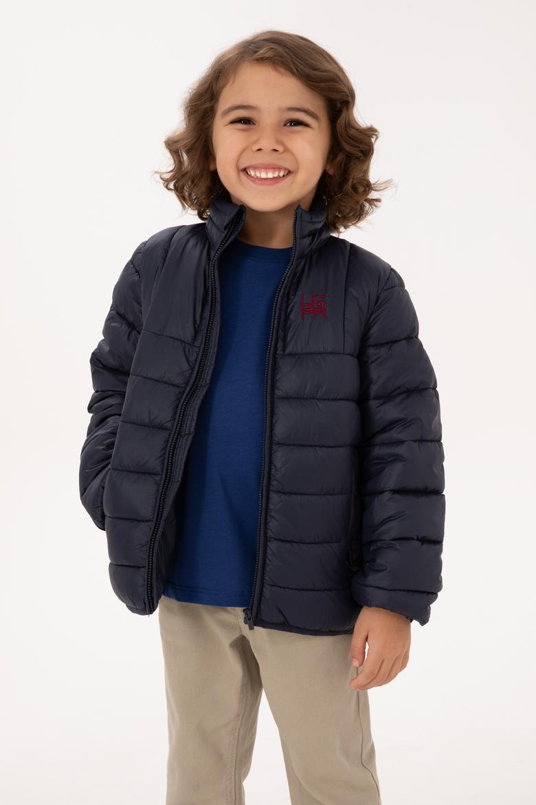 Erkek Çocuk Lacivert Mont