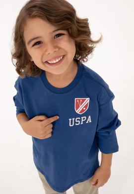 Erkek Çocuk İndigo Bisiklet Yaka Süprem Sweatshirt - 50316516018