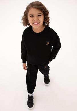 Erkek Çocuk Siyah Eşofman Takımı - 50318689011