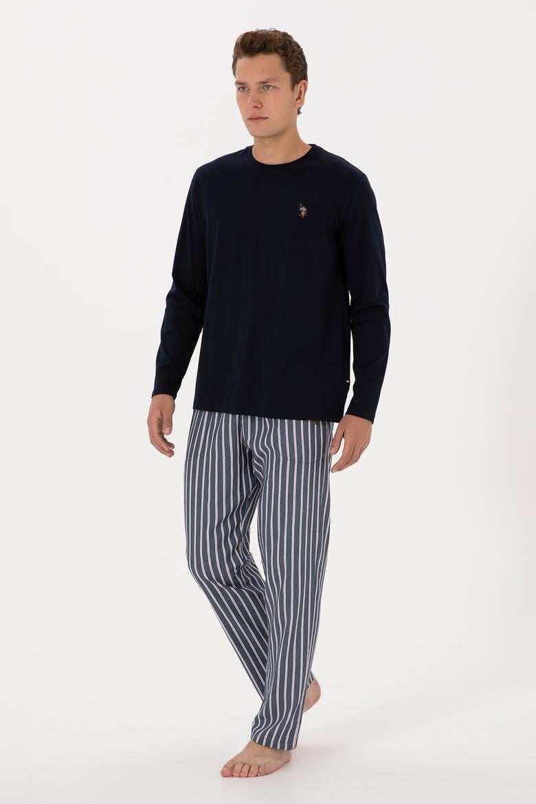 Erkek Lacivert Pijama Takımı - 50318610017