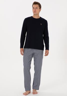 Erkek Lacivert Pijama Takımı - 50318610017