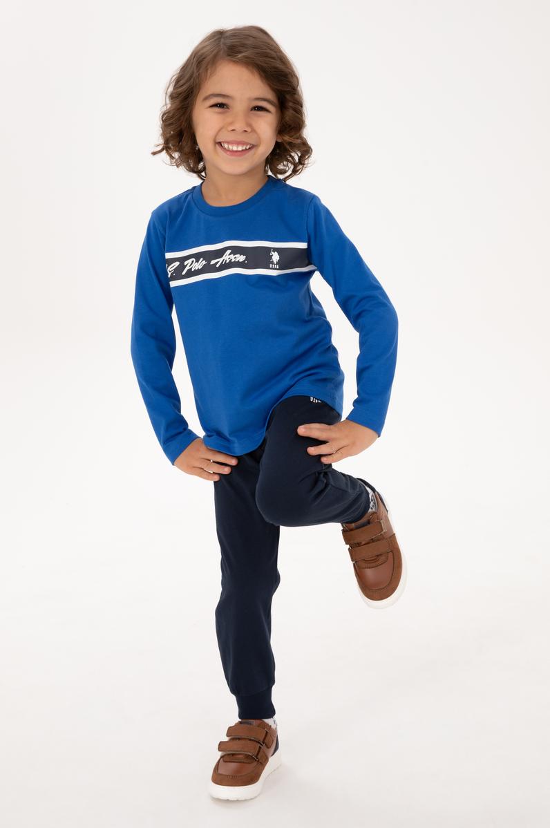 Erkek Çocuk Kobalt Mavi Eşofman Takımı