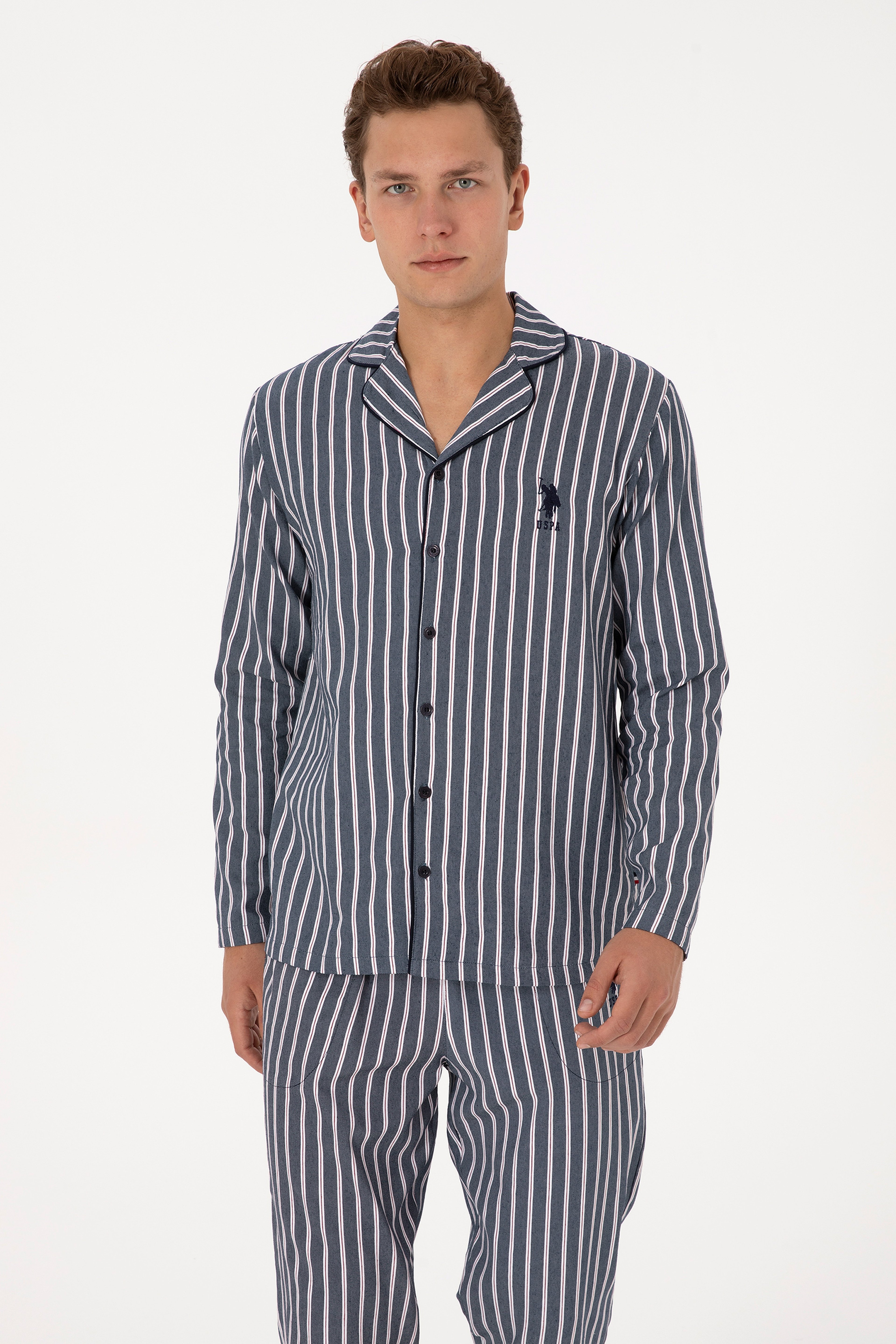 Erkek Lacivert Pijama Takımı - Image 3