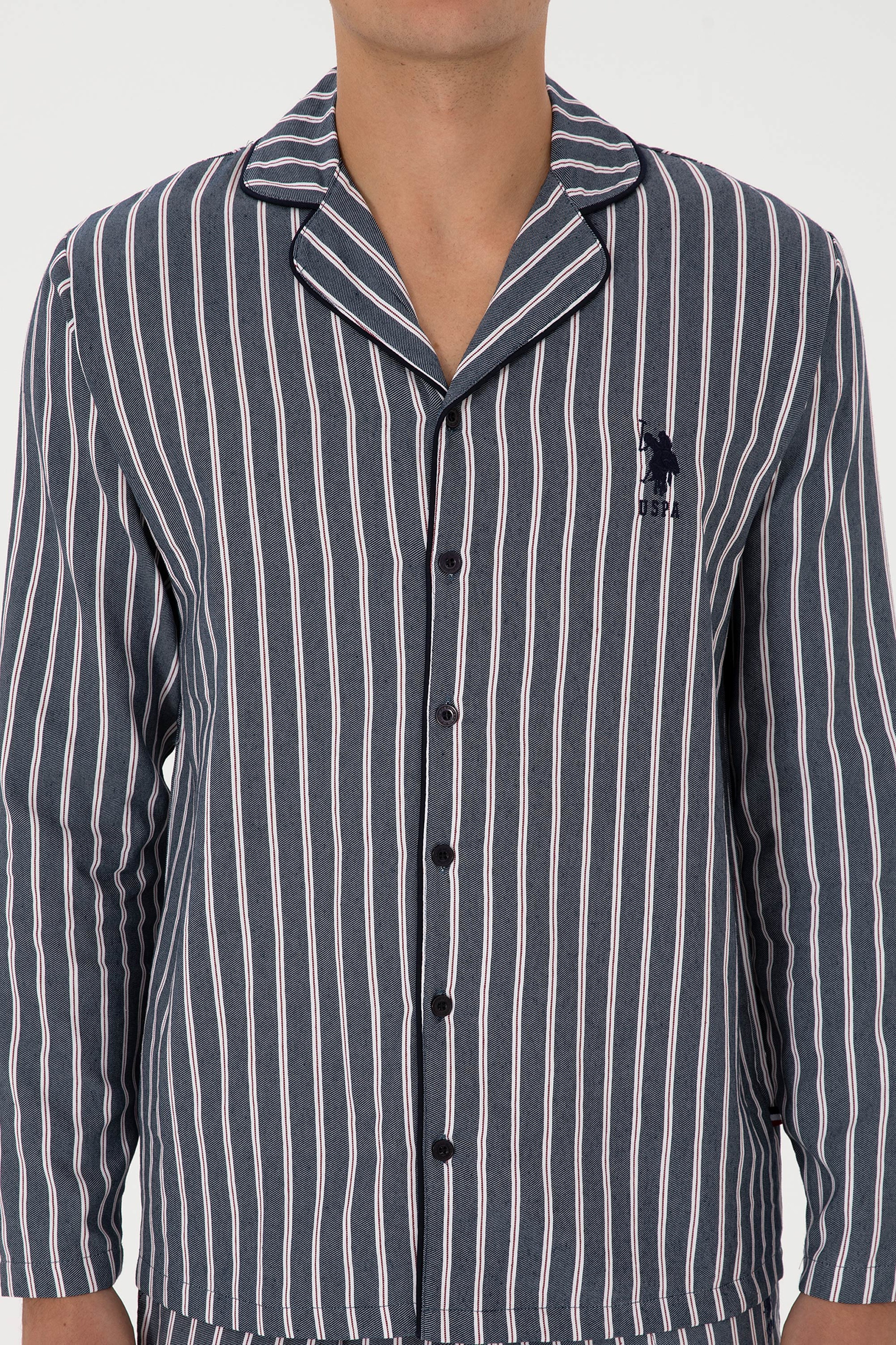 Erkek Lacivert Pijama Takımı - Image 6