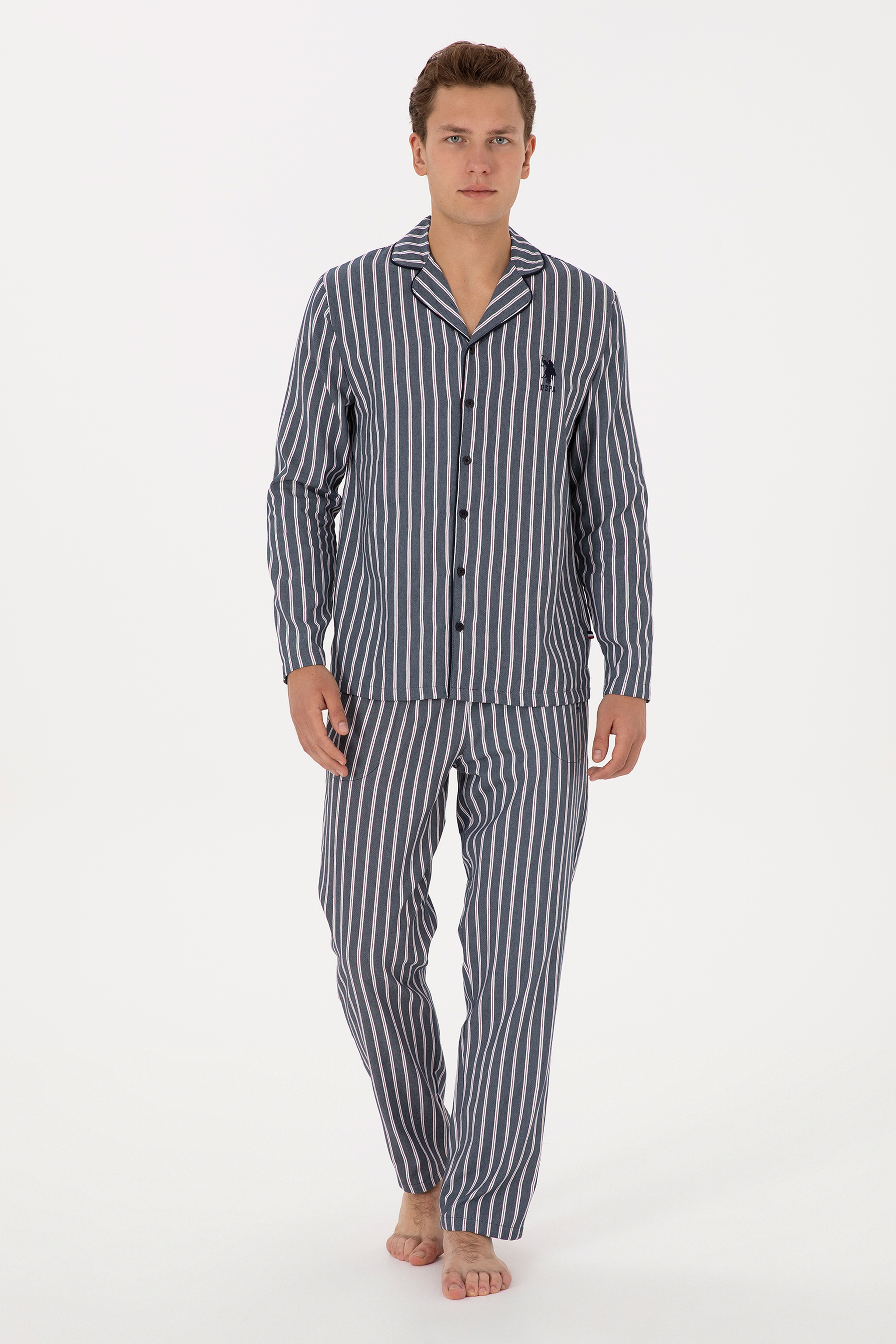 Erkek Lacivert Pijama Takımı