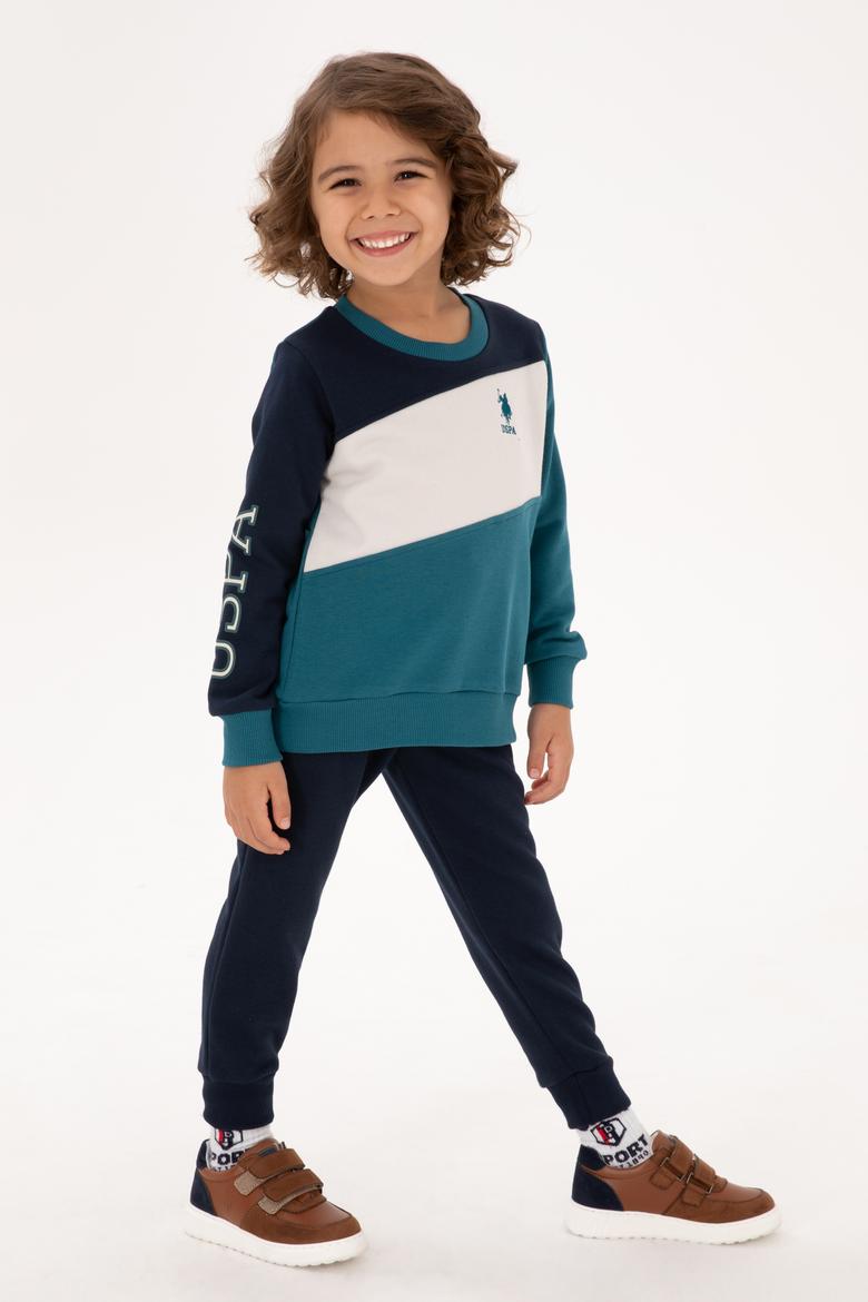 Erkek Çocuk Koyu Yeşil Pijama Takımı