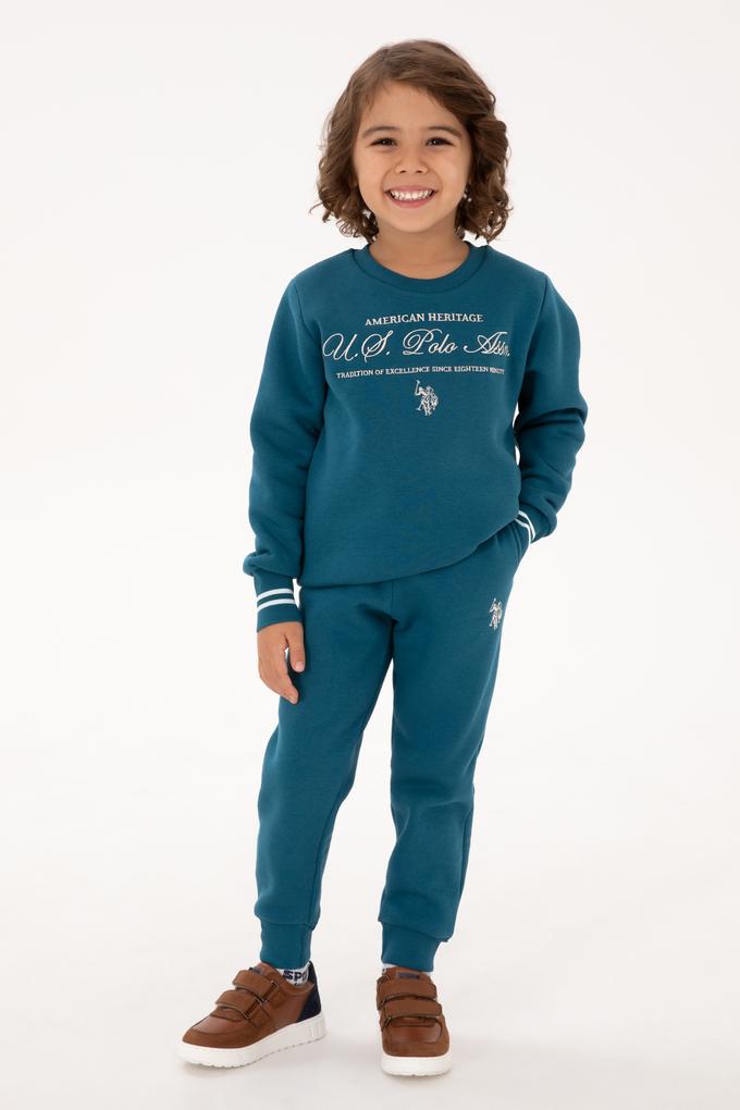 Erkek Çocuk Koyu Yeşil Eşofman Takımı