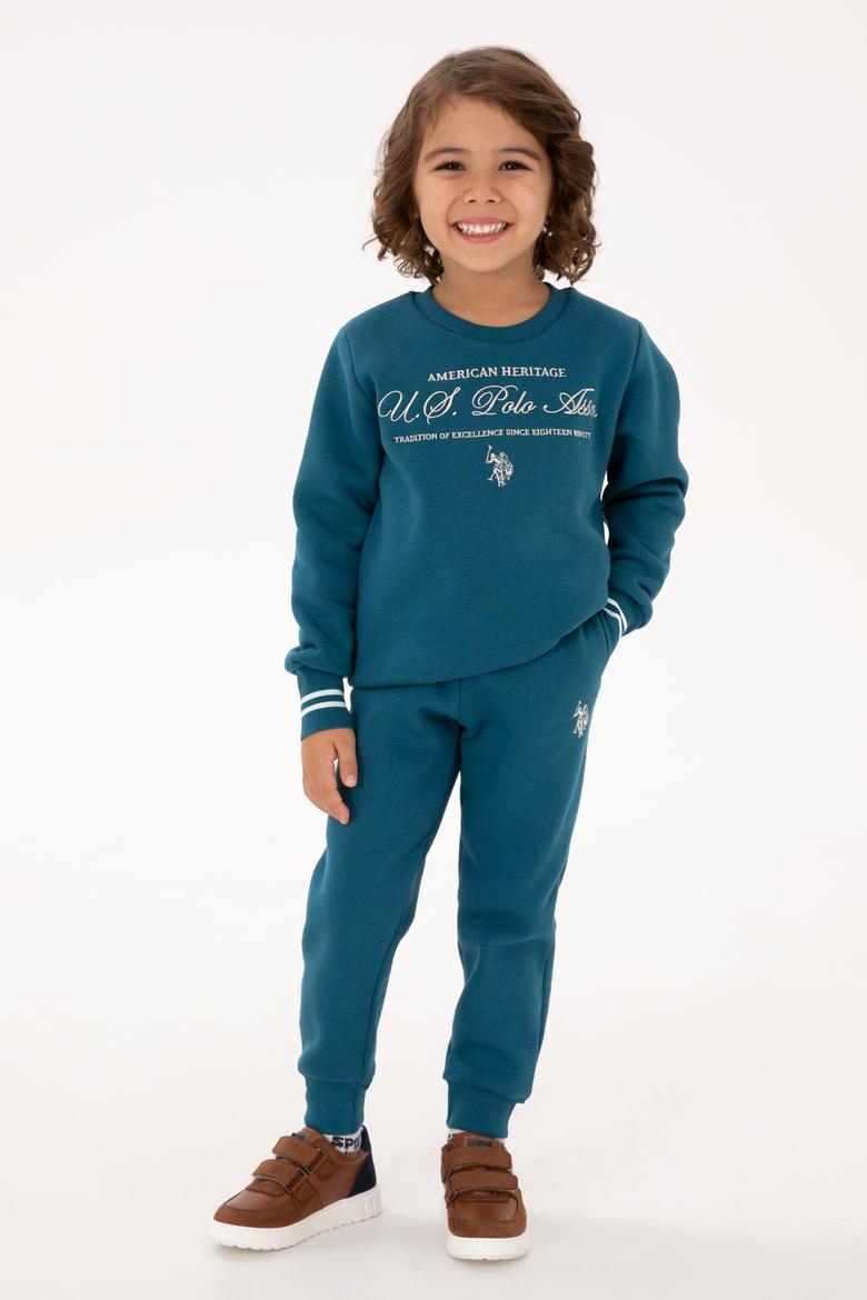 Erkek Çocuk Koyu Yeşil Eşofman Takımı