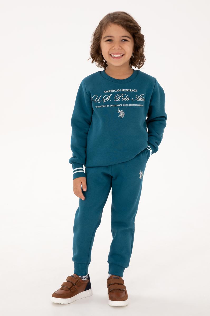 Erkek Çocuk Koyu Yeşil Eşofman Takımı