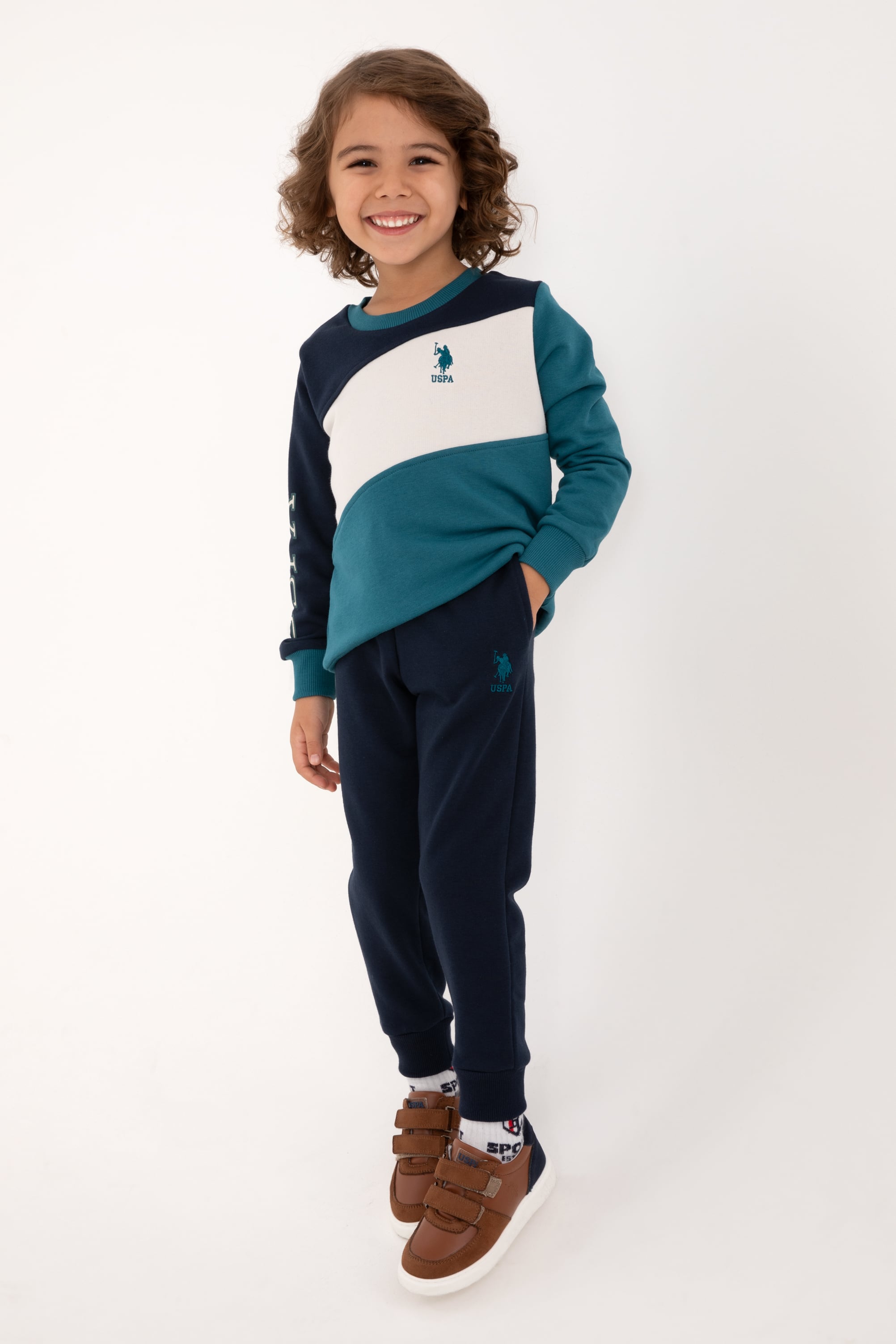 Erkek Çocuk Koyu Yeşil Pijama Takımı - Image 2