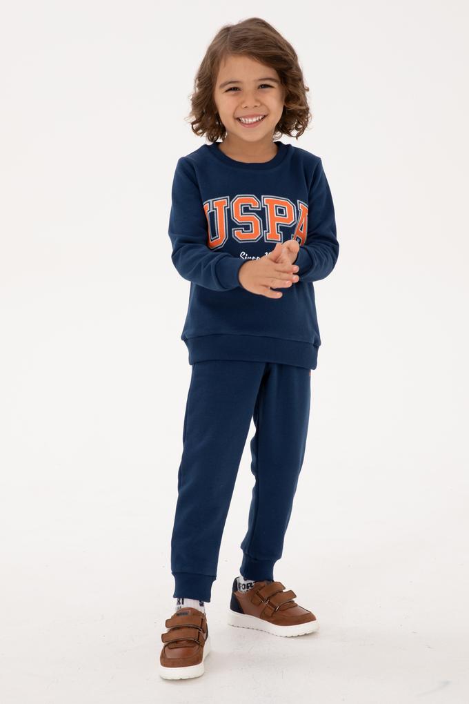 Erkek Çocuk Açık Lacivert Pijama Takımı