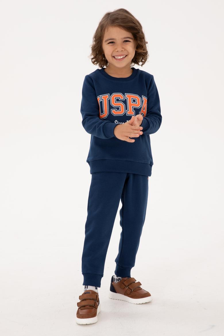 Erkek Çocuk Açık Lacivert Pijama Takımı